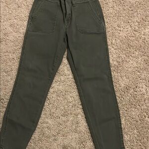 Studio Blue olive green skinny pants